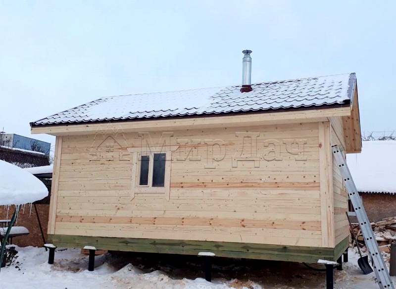 Баня из бруса 4х6 деревня Низино