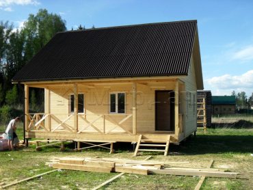Каркасный дом 8х8 поселок Дзержинского 2017