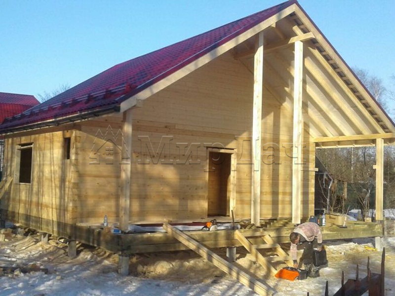 Дом под усадку 8,5х9 деревня Ириновка