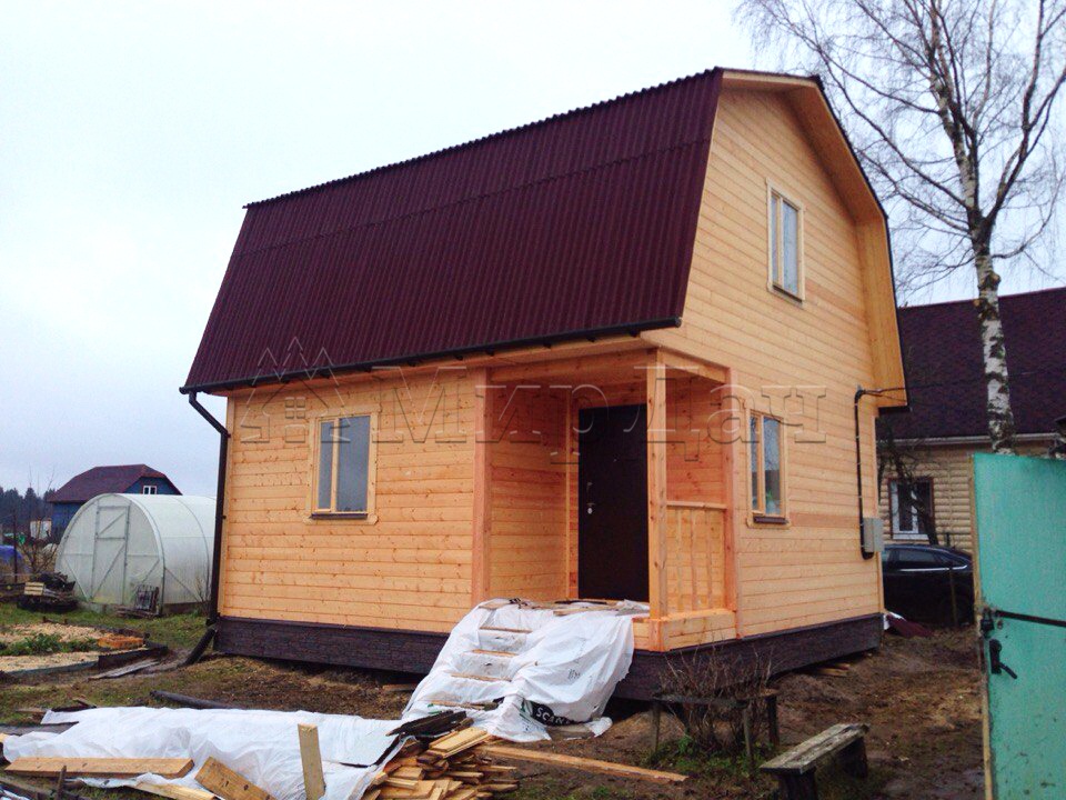 Каркасный дом 6х6 ДНП Андреевка
